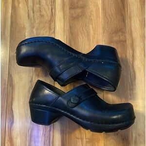 Dansko Solstice clogs black leather 36